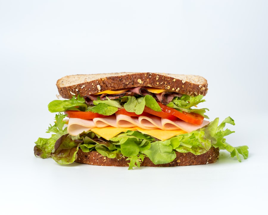 Bagel con salmón